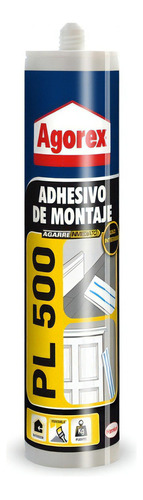 Agorex Pl 500 Cartucho 370 Ml (adhesivo De Montaje)