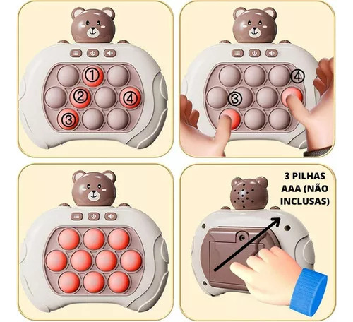 Consola Electrónica Pop It, Juego Antiestrés Popit