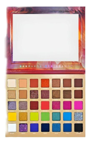 Pack 3 Set Paletas De Sombras 35 Colors C/espejo Flamenco