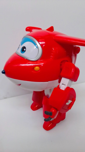 Super Wings 30 Cms Robot Figura Luz Y Sonidos (Usado)
