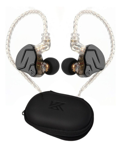 Auricular In Ear Kz Znprogd + Estuche +silicon
