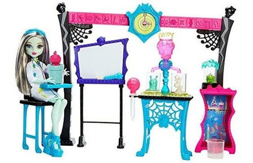 Monstruo Alto Skulltimate Ciencia Clase Playset Con Muñeca