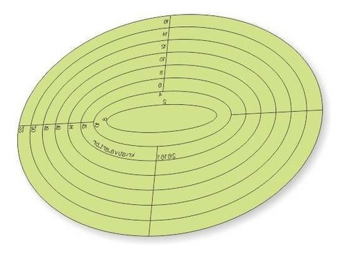 Imagem 4 de 4 de Gabarito Oval Par - Patchwork - Sashiko - Scrapbook - 26161