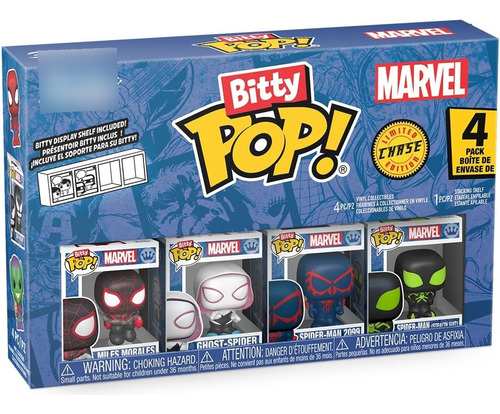 Funko Bitty Pop: Marvel Spider-man - Miles Morales 4 Pack