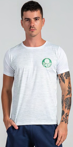 Imagem 1 de 2 de Camiseta Palmeiras Dry Fit Licenciada Estampada Mmt 511216