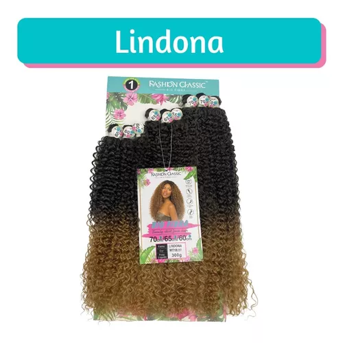 Cabelo Cacheado Lindona Bio Vegetal Orgânico Fashion Classic