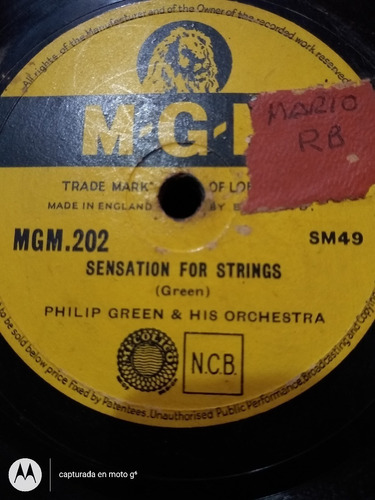 Pasta Philip Green Orchestra M G M C100