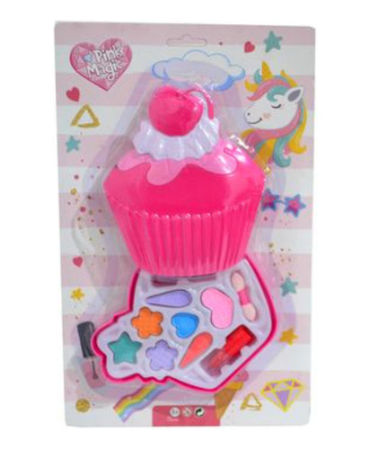 Set De Maquillaje Infantil Cupcake Pink Magic  740632/740601