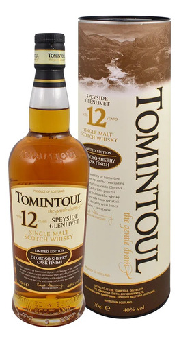 Whisky Tomintoul 12 Años 40% 700 Ml