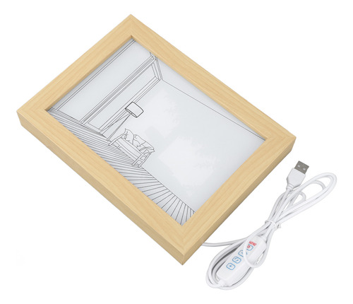 Cuadro Decorativo De Cabecera Con Pintura Con Luz Led