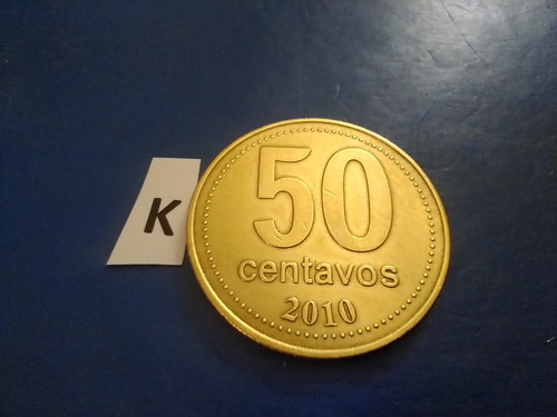 Moneda Del 2010.de.50.centavos República Argentina 