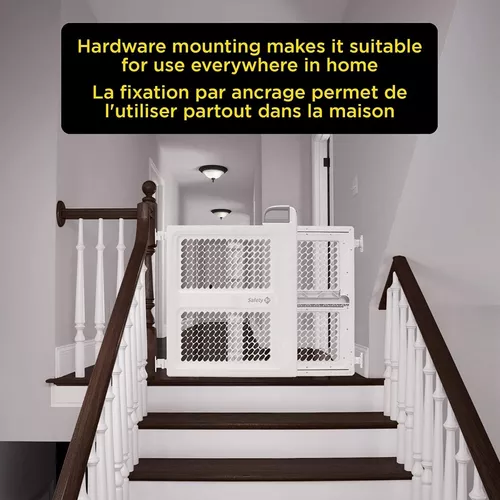 Barrera De Seguridad Para Escaleras Y Puertas Niños Mascotas - Mercado Lider