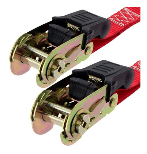 Imagem 4 de 8 de 02 Fitas Cinta Catraca Multilaser Motor Care Au520 680kg Jet