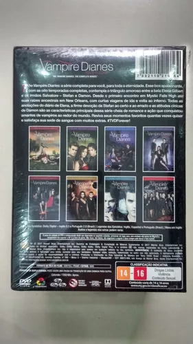 Dvd Os Diários Do Vampiro - Série Completa - 1 A 8 Temporada