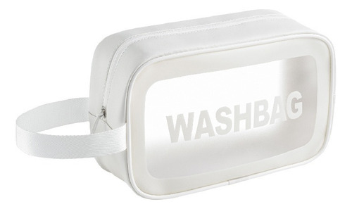 Bolsa De Maquillaje Impermeable De Doble Capa, Partición Por