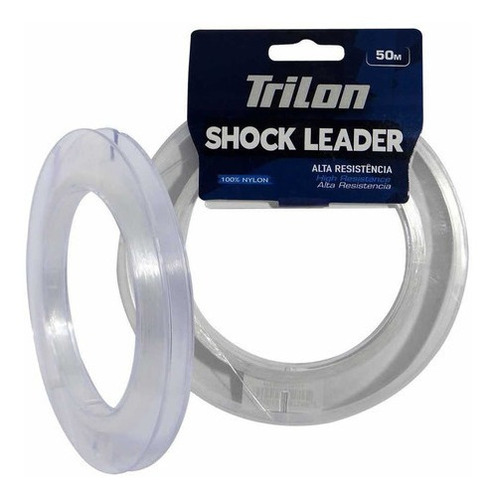 Linha Trilon Shock Leader 0,30mm 50m Invisível Na Água Cor Transparente