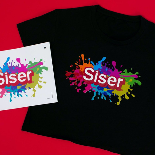 Imagen 6 de 10 de Vinil Textil Imprimible Inkjet Siser Easycolor Dtv 5 Hojas