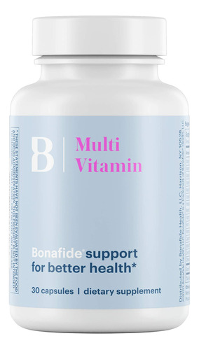 Bonafide Essentials Multi Vitamina Para Una Mejor Salud-mult