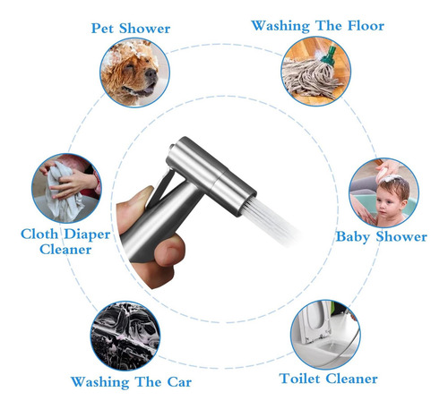 Ikaufen Pulverizador De Bidé De Mano Para Inodoro Control De