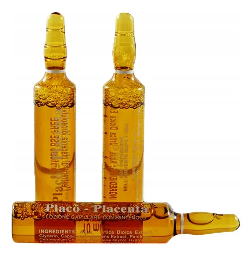 Tratamiento Para La Caída Del Cabello Placenta Placo, 12 Fra