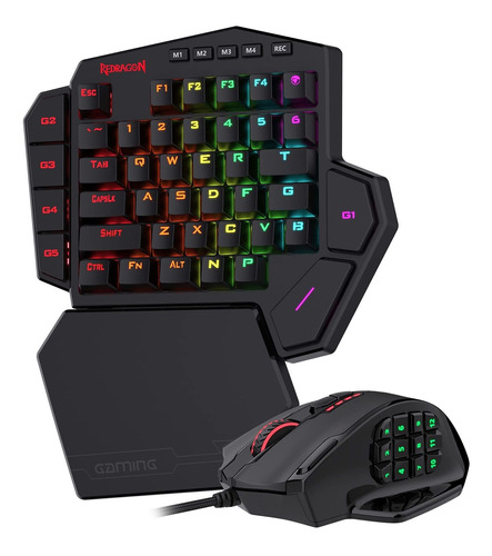 Redragon M908 Rgb Mouse K585 Inalambrico Medio Teclado