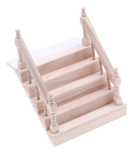 Barandilla De Casa De Muñecas, Escalera Artesanal Compacta