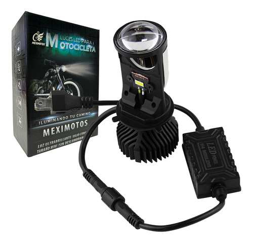 Foco Proyector Led Csp H4 Tipo Lupa 8000 Lumen Auto Moto 1pz