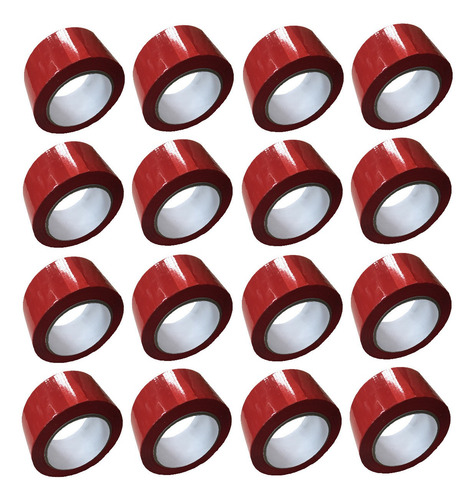 Imagen 1 de 5 de Cinta Roja Adhesiva X 16 Unidades