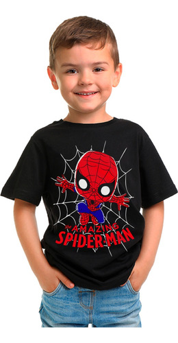 Remera Niño Spiderman Funko Comics