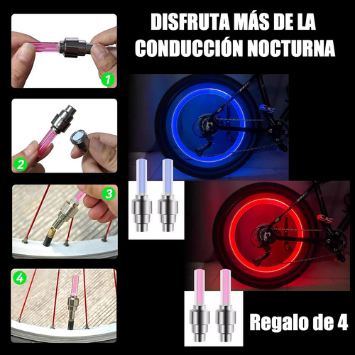 Luz Para Bicicleta 8000 Lúmenes Impermeable 8 Led Recargable Con Máscara Antiviento