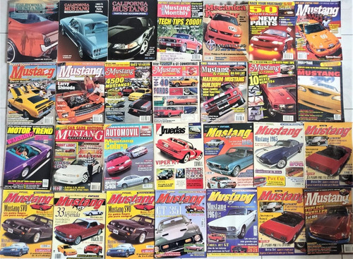 Mustang--lote De 28 Revistas Mustang -precio X Todas