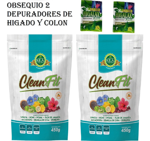 Combo Col Clean Fit 450 Gramos - g a $84