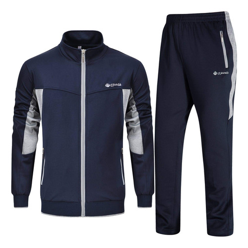 Rdruko Chandal Deportivo Con Cremallera Completa Para Hombr