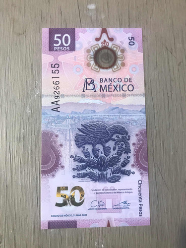 Billete De 50 Ajolote