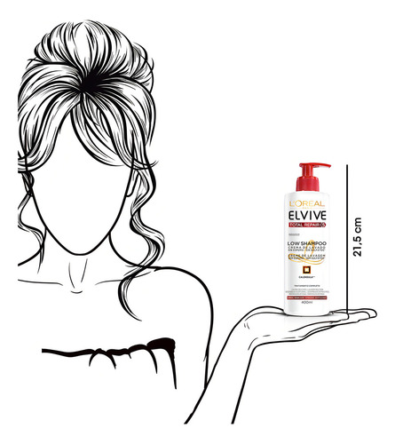Crema Limpieza Reparación Total 5 Elvive Loreal Paris 400 Ml