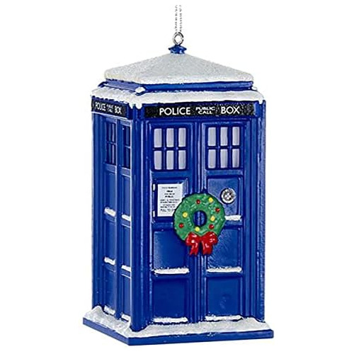 Kurt Adler Doctor Who Tardis Corona Adorno Navideño Il...