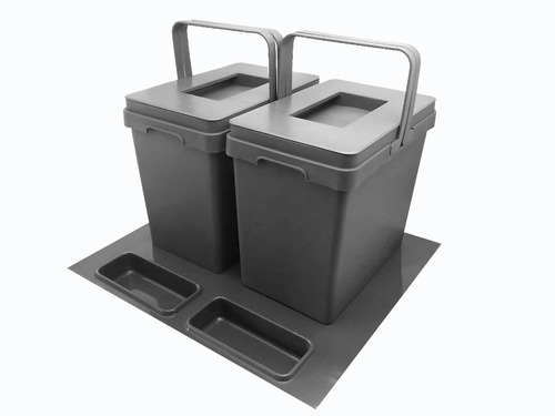 Porta Residuos Doble Unihopper Bajo Mesada Calidad Premium