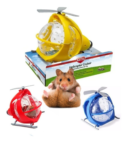 Bola Hamster Raton Helicoptero Pelota Ejercicio