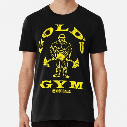 Remera Camiseta Clásica Logotipo De Gold & X27; S Gym Algodo