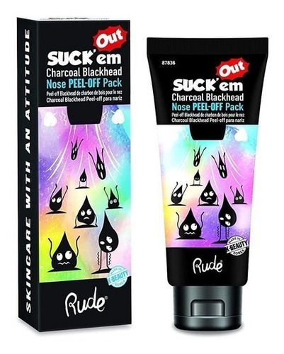 Suckem Out Charcoal Blackhead Nose Pack Rude Cosmetics 