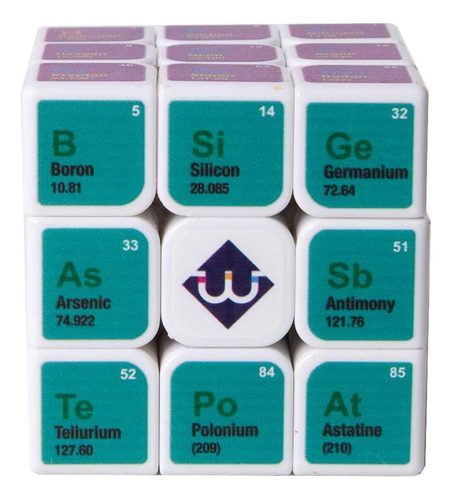 Speed Cube 3x3x3 Elementos Químicos Cubo Mágico,juguetes E