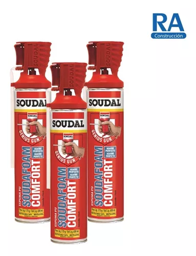 Espuma para relleno de cavidades soudafoam 600ml Soudal