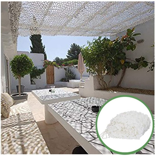 Imagen 2 de 7 de Malla Sombra Red 2x3 Mts Blanca - Techo Blanco