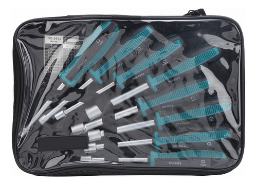 Juego De 8 Destornilladores Hexagonales Con Funda De Tornill