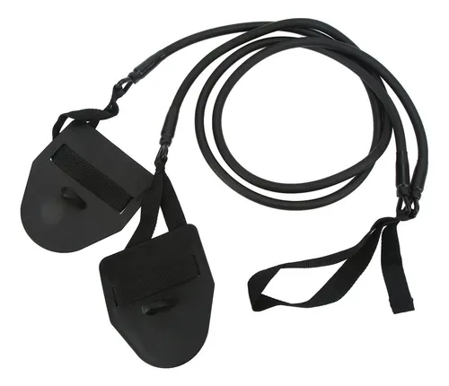 Entrenador De Fuerza Brazo Negro Natación Látex Resistencia