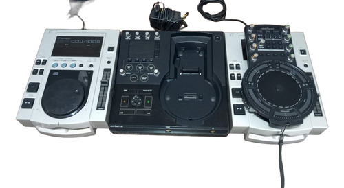 Par De Cdj Pionner Cdj100s + Controladora Nextbeat-x1000 #av Cinza (Usado)