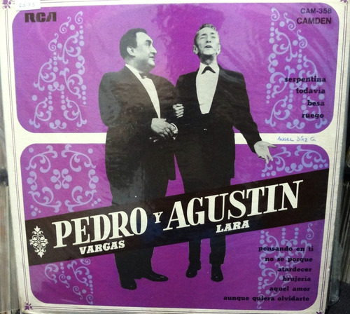 Pedro Vargas Y Agustin Lara - 5$