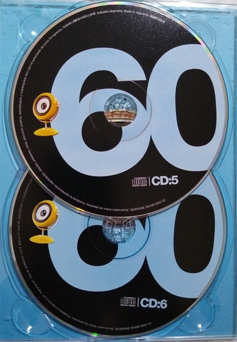 Música Décadas Del : 50 - 60 - 70 - 80 Álbum Con 8 Cd Nuevo