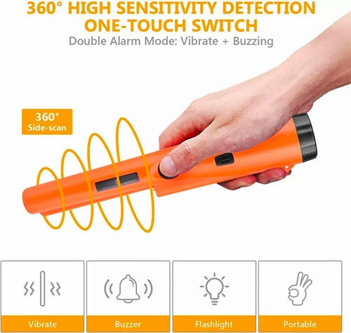 Detector Metales Mano Puntero Pin Pointer Localizador