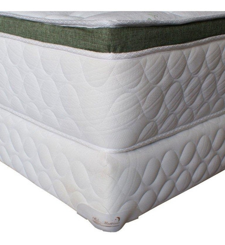 Colchon Con Box De Memory Foam Y Resortes Matrimonial Bamboo